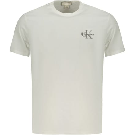 Calvin Klein Witte Katoenen heren T-shirt