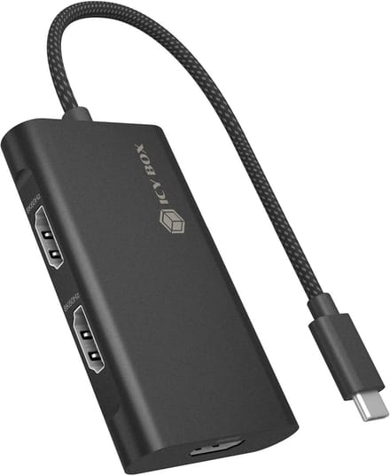 ICY BOX adapter - HDMI / USB - 20 cm