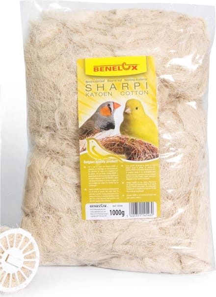 Nestmateriaal sharpi katoen 1 kg