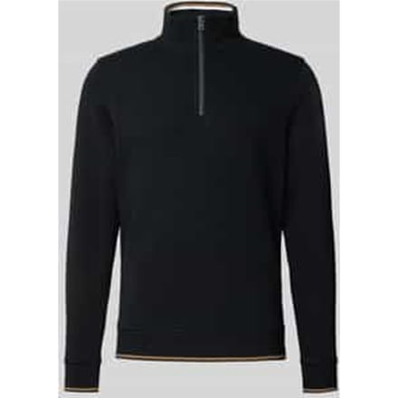 Regular fit schipperstrui met elastische boorden
