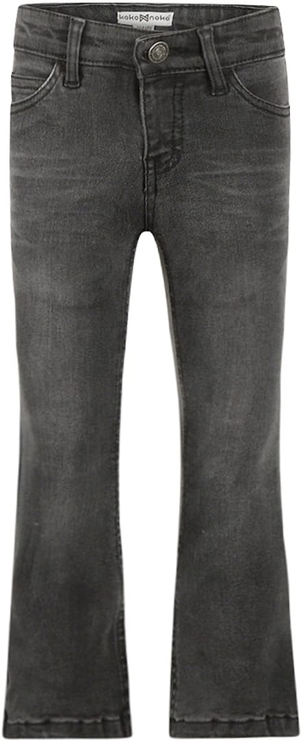 Koko Noko Meisjes Flared Jeans - Donkergrijs