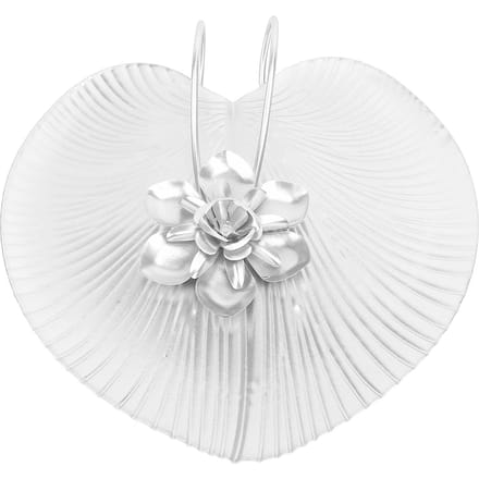 Porte-serviettes pour table en fer en forme de feuille moderne décoratif porte-serviettes plat avec bras lesté pour white