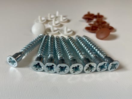Universele Schroef Staal - 7x50mm - 8 Stuks