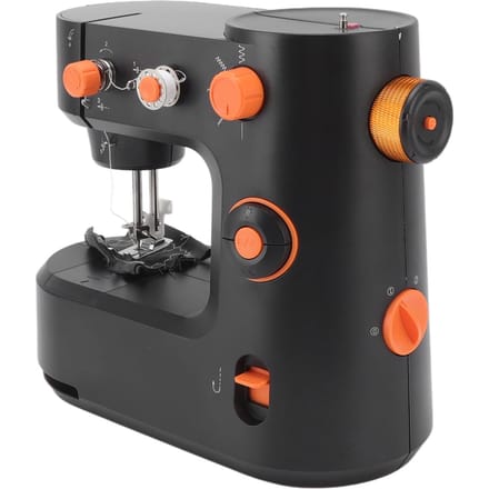 Naaimachine Draagbaar Klein Multifunctioneel Huishoudelijk Naaimachine 100‑240V voor Beginner Familie US Plug black