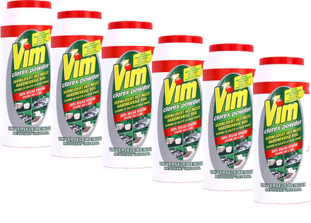 Vim - Schuurpoeder - Citroen Fris - 6 x 500gr - Voordeelverpakking