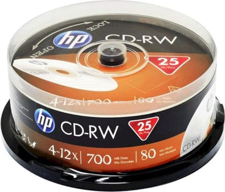 HP CWE00019-3 | 700MB | 4-12x | (25x) | Spindel