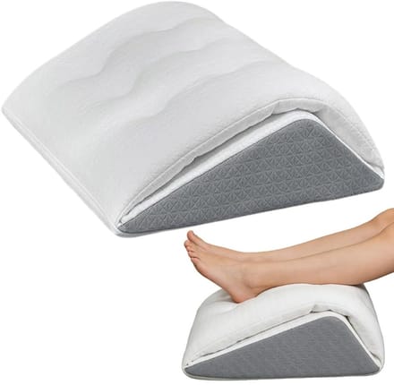 CLVP® Beenkussen Rugslaper - Wigkussen - Beenkussen - Grijs en Wit