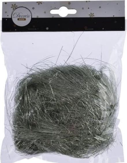 Decoris Lamettahaar Gestanst Groen/Lindegroen (20 gram)