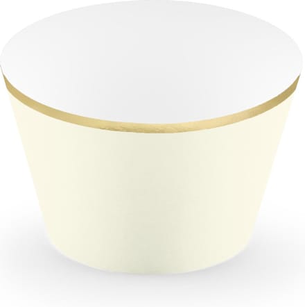 Cupcake vormen – Creme 6 stuks