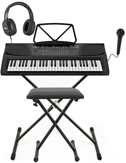 MK-1000 Draagbaar Keyboard met 54 Toetsen, Statiefpakket
