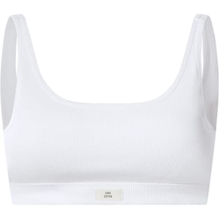 ESMARA Dames geribde bustier (wit, L (44/46))