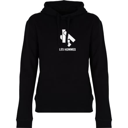 Les Hommes blouse Hoodie LH Mannen zwart