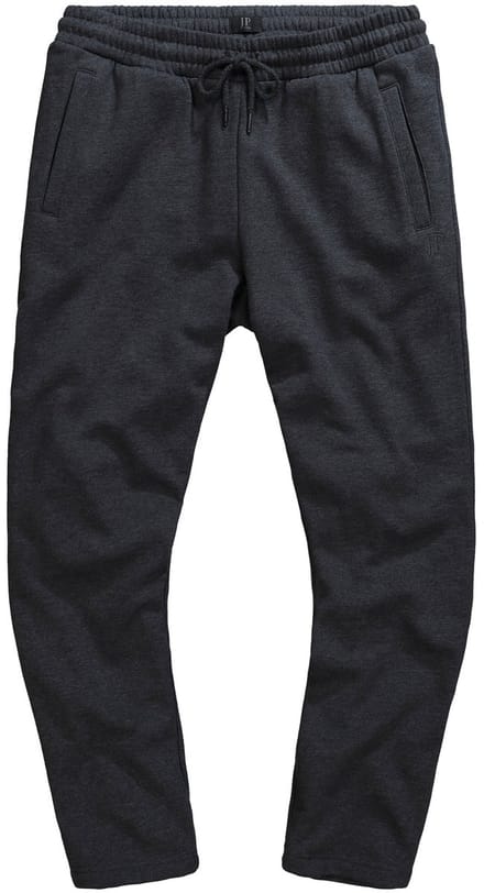 JP 1880 - Heren - Trainingsbroek Buik-Fit thuispak basic OEKO-TEX - Antraciet melange - Maat L