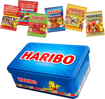 Haribo candy collection box Super Party - snoepdoos - snoepcadeau - Haribo snoep - 480g