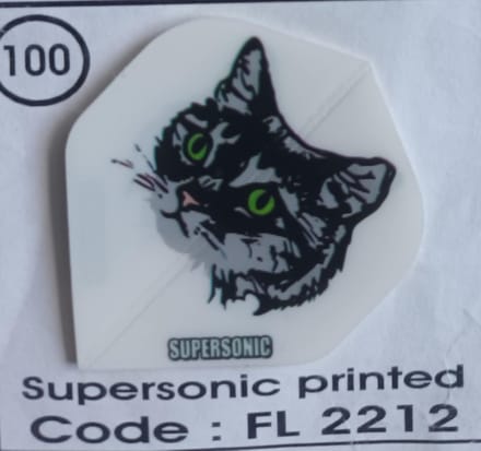 Dart Flights - 10 sets (30 stuks) - 100 micro - Supersonic - FL2212 - kat