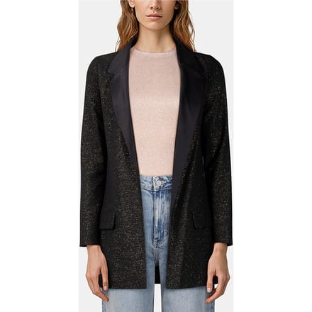 AllSaints Aleida Shimmer Blaze Black Größe: 32 | Blazer Outlet | Damen | Schwarz