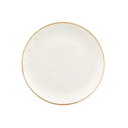 Churchill Stonecast Barley White Coupe Bord (6 stuks)