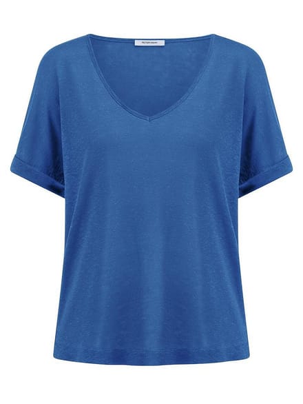 Shirt Van Peter Hahn blauw
