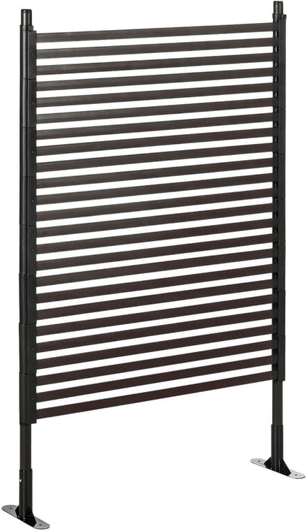 Outsunny Tuinhek Staal met PE-coating 93L x 22B x 150H cm Bruin