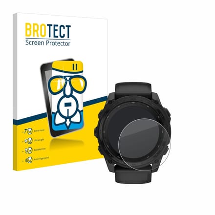 Screenprotector voor Garmin Tactix 8 Solar (51 mm) Beschermglas transparant