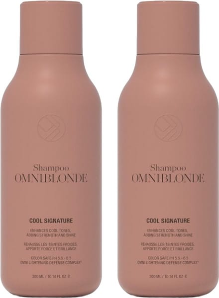 2 Stuks Omniblonde Cool Signature Shampoo 300ml