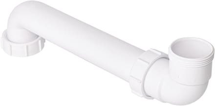 Sanivesk - ruimtebesparende afvoerbuis met bocht - 32 mm - badmeubel