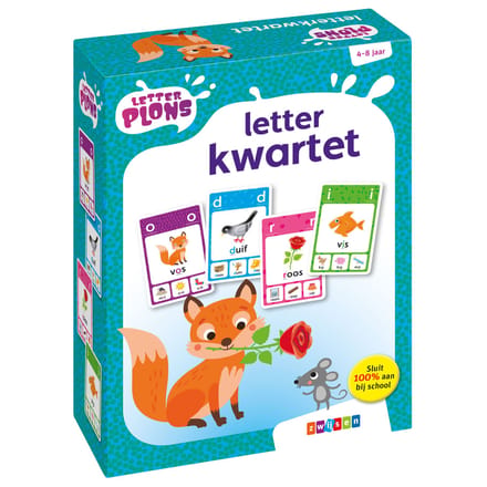 Letterplons letterkwartet Bordspellen