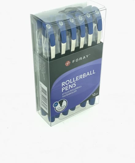 Foray - Rollerball Pennen - Blauw - Fijne Punt 0.7 mm