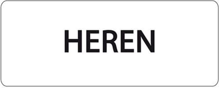 Ivana Tekstbord Heren