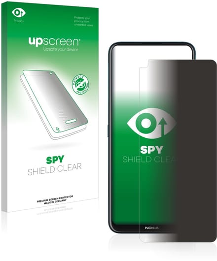 upscreen - privacy screenprotector voor Nokia 8.3 5G - Folie Beschermfolie Blauwlichtfilter