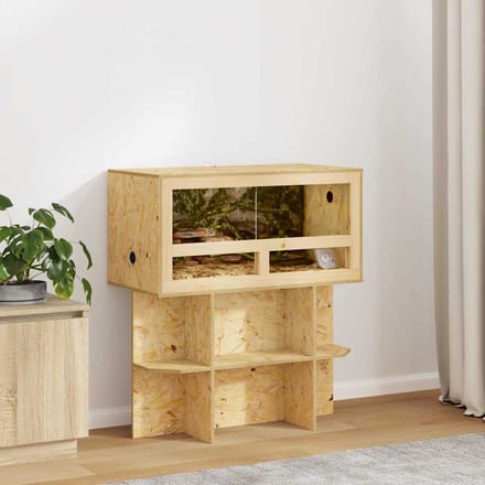 vidaXL Terrarium Bruin 80 x 40 x 40 cm OSB