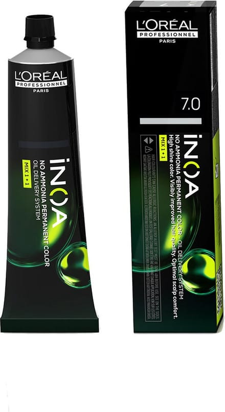 Permanent Dye L'Oreal Professionnel Paris Inoa Ammonia-free Nº 7.0 60 g