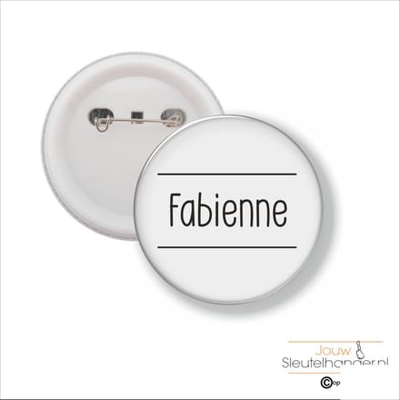 Button Met Speld 58 MM - Fabienne