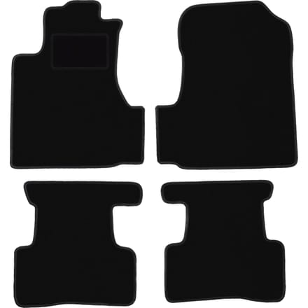 Zwarte velours vloermatten voor: Honda CR-V III SUV (2006-2011)