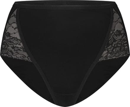 Ten Cate Basics high leg met kant zwart voor Dames | Maat M