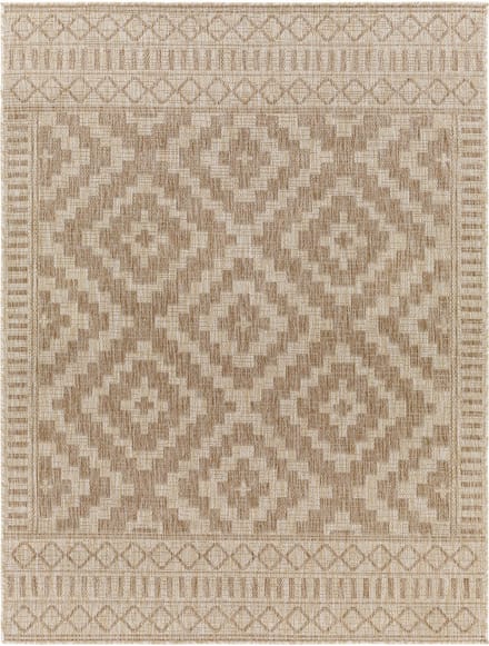SURYA Tricia vloerkleed jute-look beige - binnen en buiten