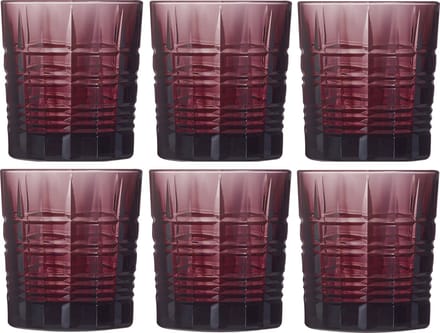 Arcoroc Whiskey Glas Brixton Lila 300 ml - 6 Stuks