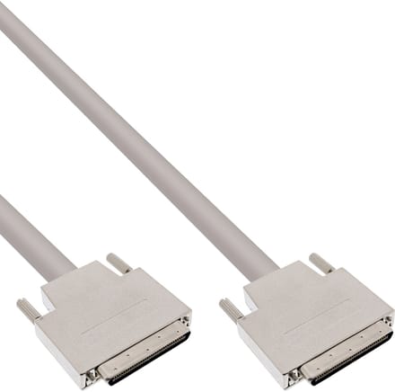 InLine® SCSI U320 kabel, 68-pin micro Centronics (VHD) male / male, 3m