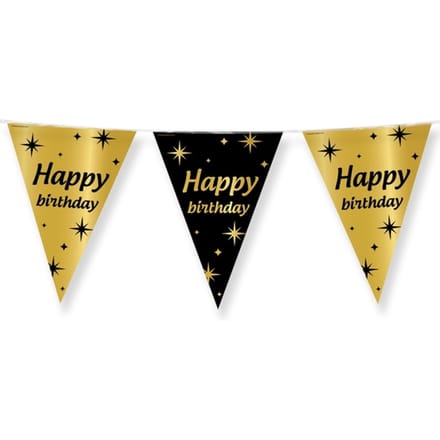 Paperdreams - Vlaggenlijn Classy Party - Happy Birthday (10 meter)
