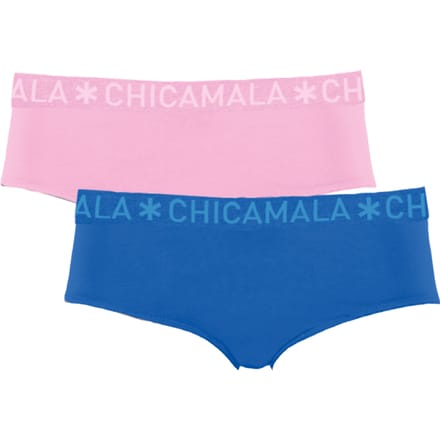 Muchachomalo Meisjes 2-pack hipster effen