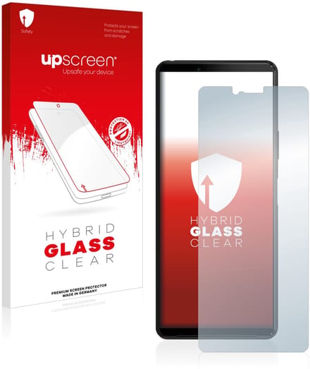 upscreen - Screenprotector voor Sony Xperia 10 II - Folie Beschermfolie Beschermglas transparant