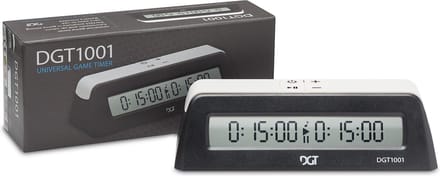 Dgt 1001 Noir - Horloge d'Échecs Pour Écoles Et Clubs