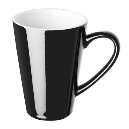 Olympia Cafe Latte Cup Zwart - 340ml 11.5fl Oz (pak van 12) - CU957