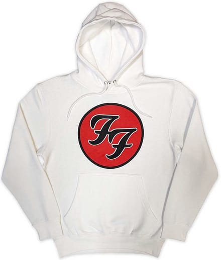 Foo Fighters - FF Logo Hoodie/trui - M - Wit