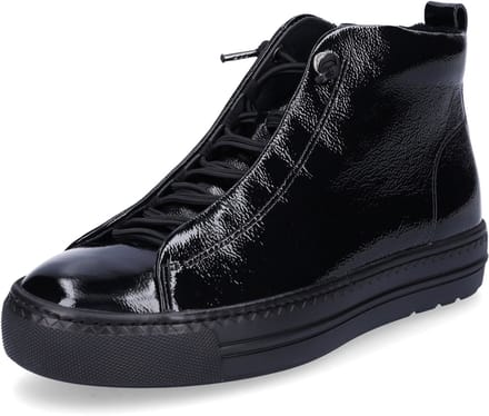 Paul Green 5283 Sneakers - Leer - Dames - Zwart - Maat 37,5