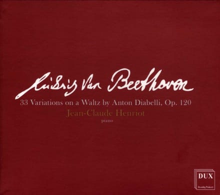 Beethoven: 33 Variations On A Waltz By Diabelli
