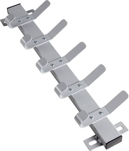 Wandkapstok Basic 100 cm breed 10 jashaken Zwart