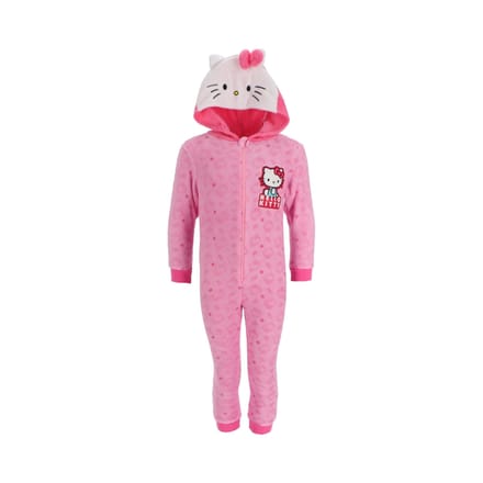 Hello Kitty Onesie - Maat 98/104 - Polyester - Pyjama - Roze
