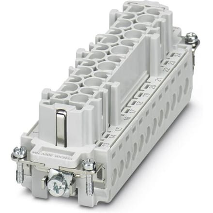 Phoenix Contact 24-Pin Industriële Voedingsconnector Invoegstuk - 1648306