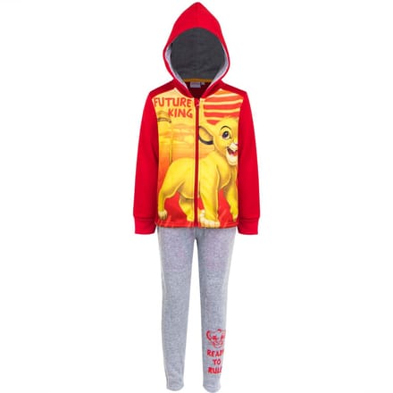 Disney The Lion King Set - Joggingpak / Huispak / Vrijetijdspak - Rood - Maat 98